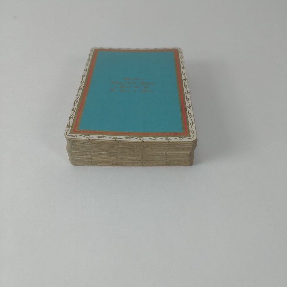 Brown & Bigelow Wood's Chocolate Shop Deck Of Playing Cards Vintage - Picture 4 of 9